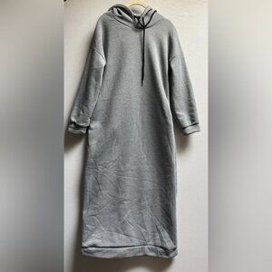 UUE long hoodie maxi sweatshirt hoodie dress Sz M